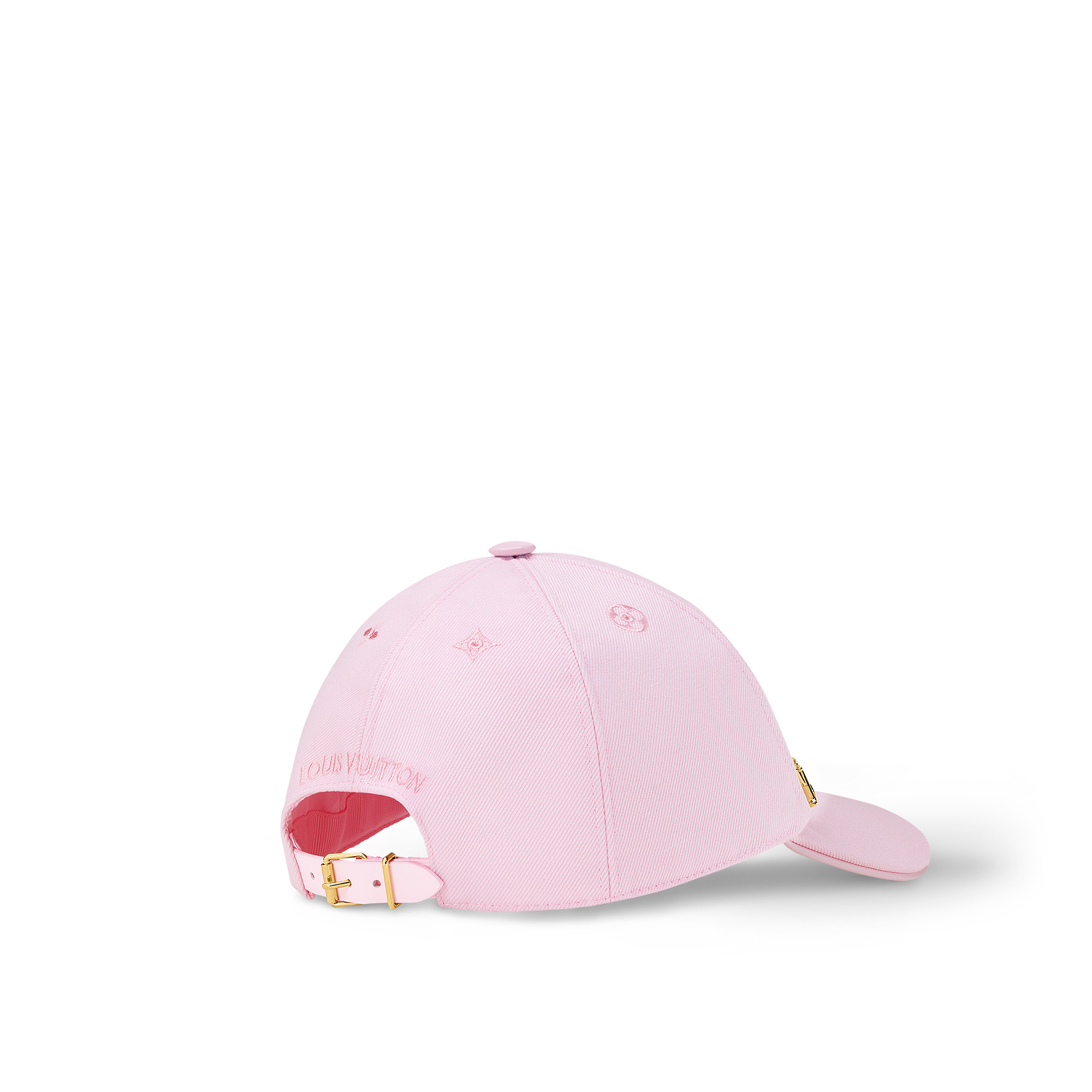 Louis Vuitton ピンクキャップ Louis Vuitton “LV” Iconic Cap Light Pink With Gold LV Logo